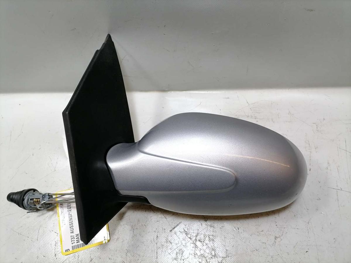 Smart ForTwo Coupe 450 original Au&szlig;enspiegel links EB2 Silber manuell BJ03